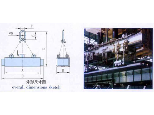 MW92系列吊運(yùn)小鋼坯、鋼錠用電磁鐵